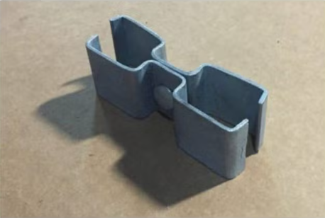 Steel temporary fence security clamp